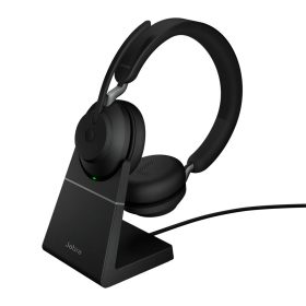   Jabra Evolve2 65 UC Stereo Bluetooth headset töltőállomással
