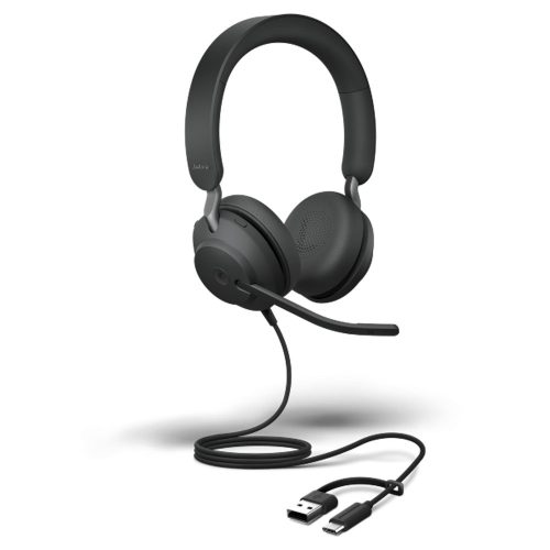 Jabra Evolve2 40 SE MS Stereo USB-C/A vezetékes headset