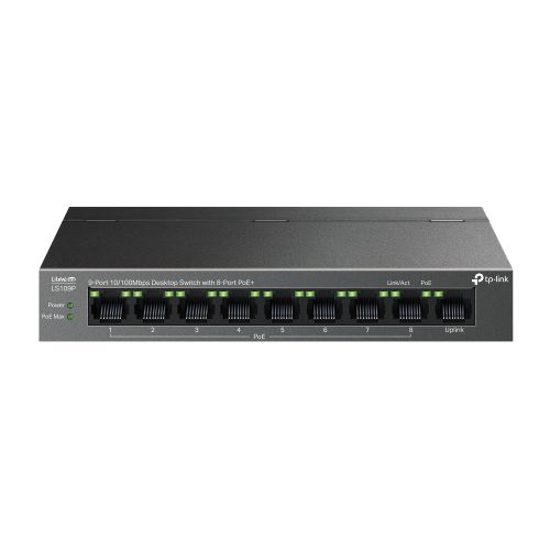 TP-Link LS109P LiteWave 9 port (8 PoE port) Switch